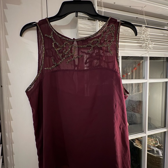 Twik Deep Purple Embellished Top - Picture 2 of 6